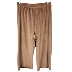 SKIMS Velour Wide Leg Sweatpants in Sienna size Large